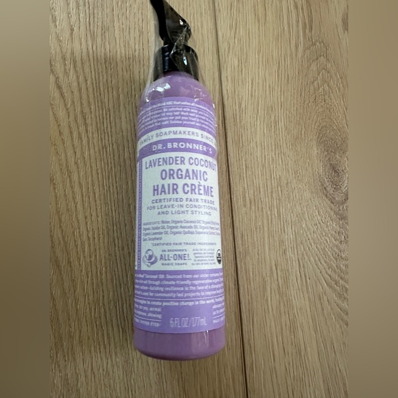 NWT Dr. Bronner's Lavender Coconut Organic Hair Creme - Picture 2 of 3
